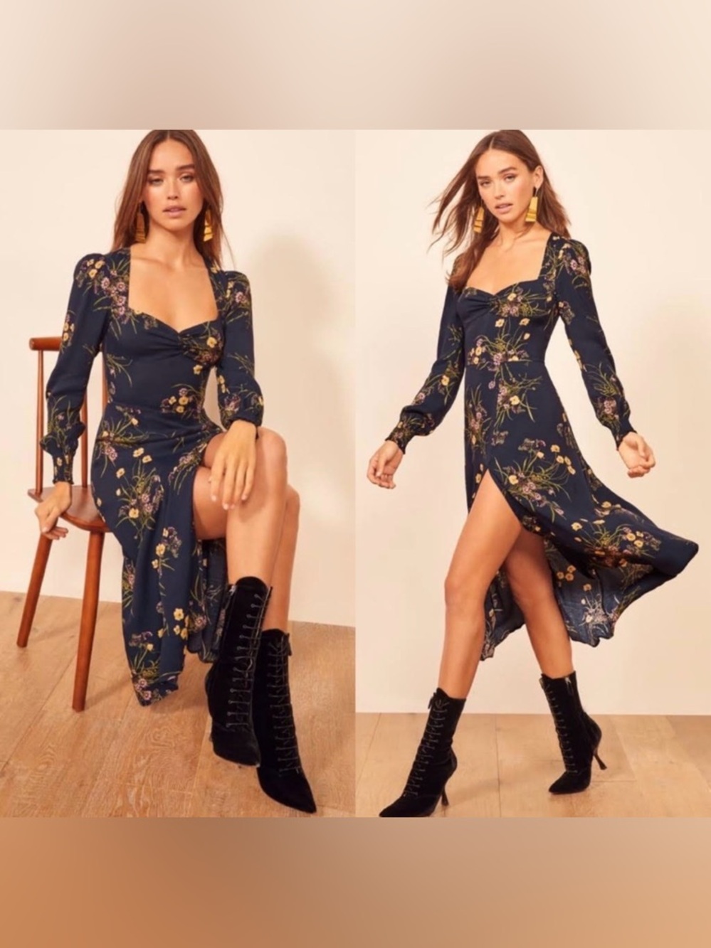 Reformation Wallflower Dress in Mademoiselle